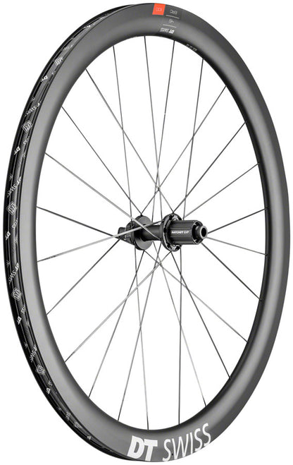 NEW DT Swiss ERC 1100 DiCut 45 Rear Wheel - 700c 12 x 142mm/QR x 135mm 6-Bolt/Center-Lock HG 11 Road/XDR Black - Around the Cycle