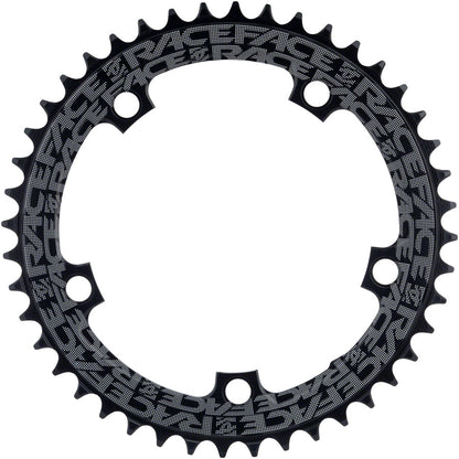 NEW RaceFace Narrow Wide Chainring: 130mm BCD, 44t, Black