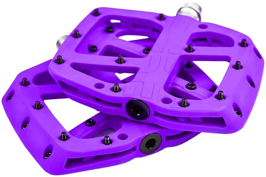 NEW e*thirteen Base Pedals - Platform, Composite, 9/16", Eggplant Purple - Around the Cycle