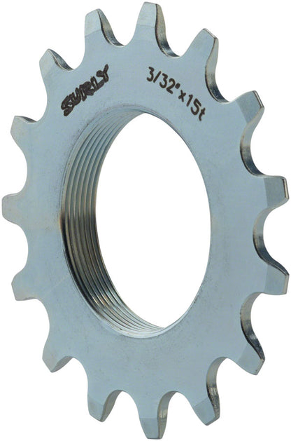 NEW Surly Cogs Track Cog Surly Track Cog 3/32'' X 15t Silver - Around the Cycle
