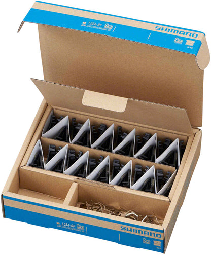 NEW BULK BOX - Shimano L05A-RF Disc Brake Pad and Spring - Resin Compound, Finned Alloy Back Plate, Box/25 pair