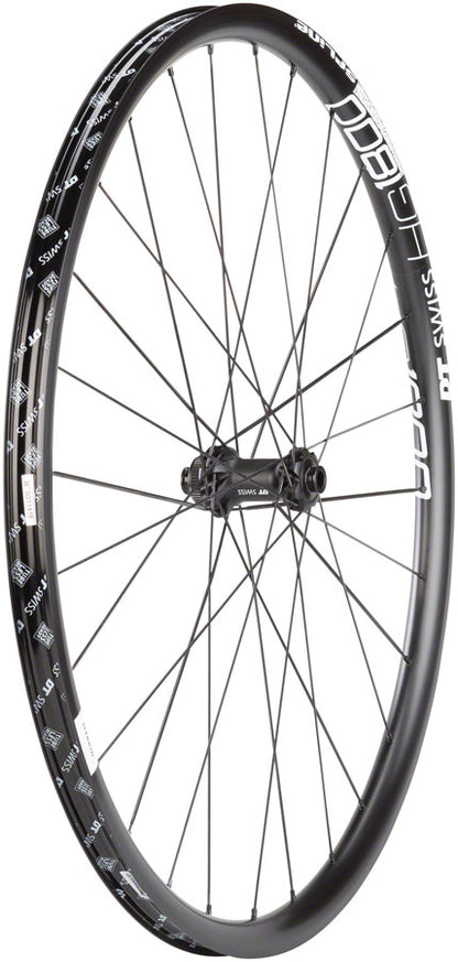 NEW DT Swiss HG 1800 Spline 25 Front Wheel - 700, 12 x 100mm, Center-Lock, Black - Around the Cycle