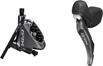 NEW Shimano GRX ST-RX810 2 x 11-Speed Left Drop-Bar Shifter/Hydraulic Brake Lever with BR-RX810 Flat Mount Caliper, 1000mm Hose - Around the Cycle