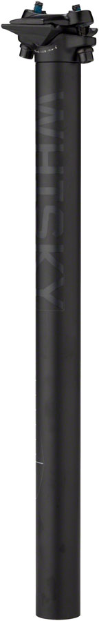 NEW WHISKY No.7 Alloy Seatpost - 30.9 x 400mm, 0mm Offset, Matte Black
