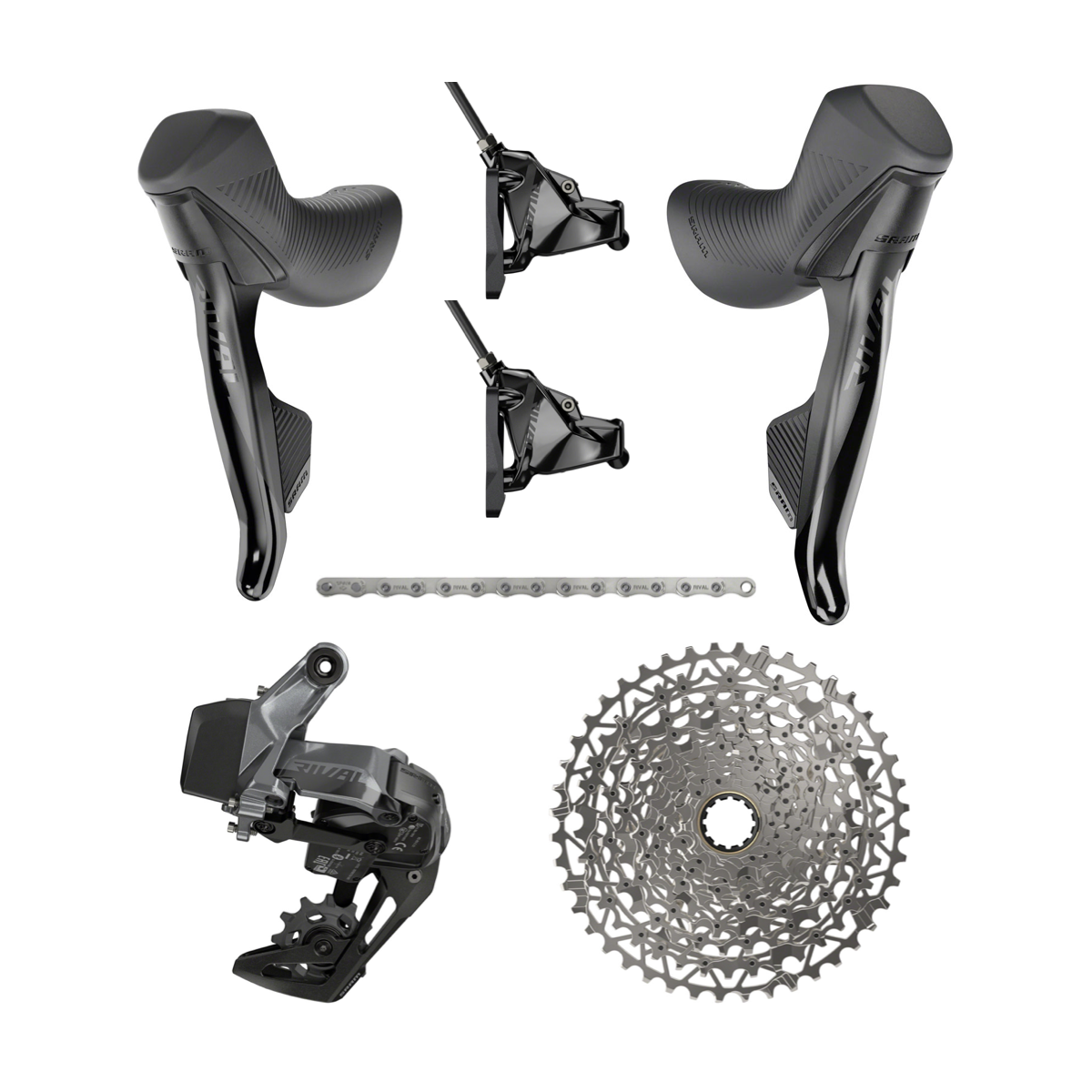 NEW SRAM Rival eTap AXS XPLR Groupset Kit - 1x, 10-44t - Gravel, All-Road