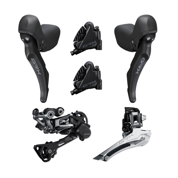シマノ GRXレバー 2×11s ST-RX600 /BR-RX400セット NEW Shimano GRX 600 11 Speed Mini 2x Groupset - Shifters