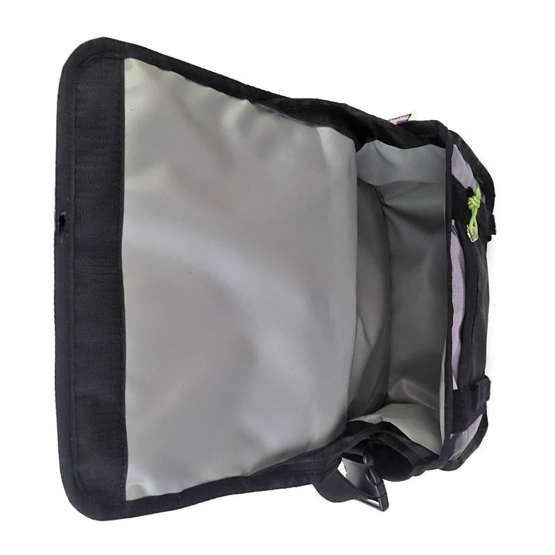 UPCYCLED Green Guru Kickstand Cooler Rear Rack Bag - Around the Cycle