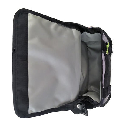 UPCYCLED Green Guru Kickstand Cooler Rear Rack Bag - Around the Cycle