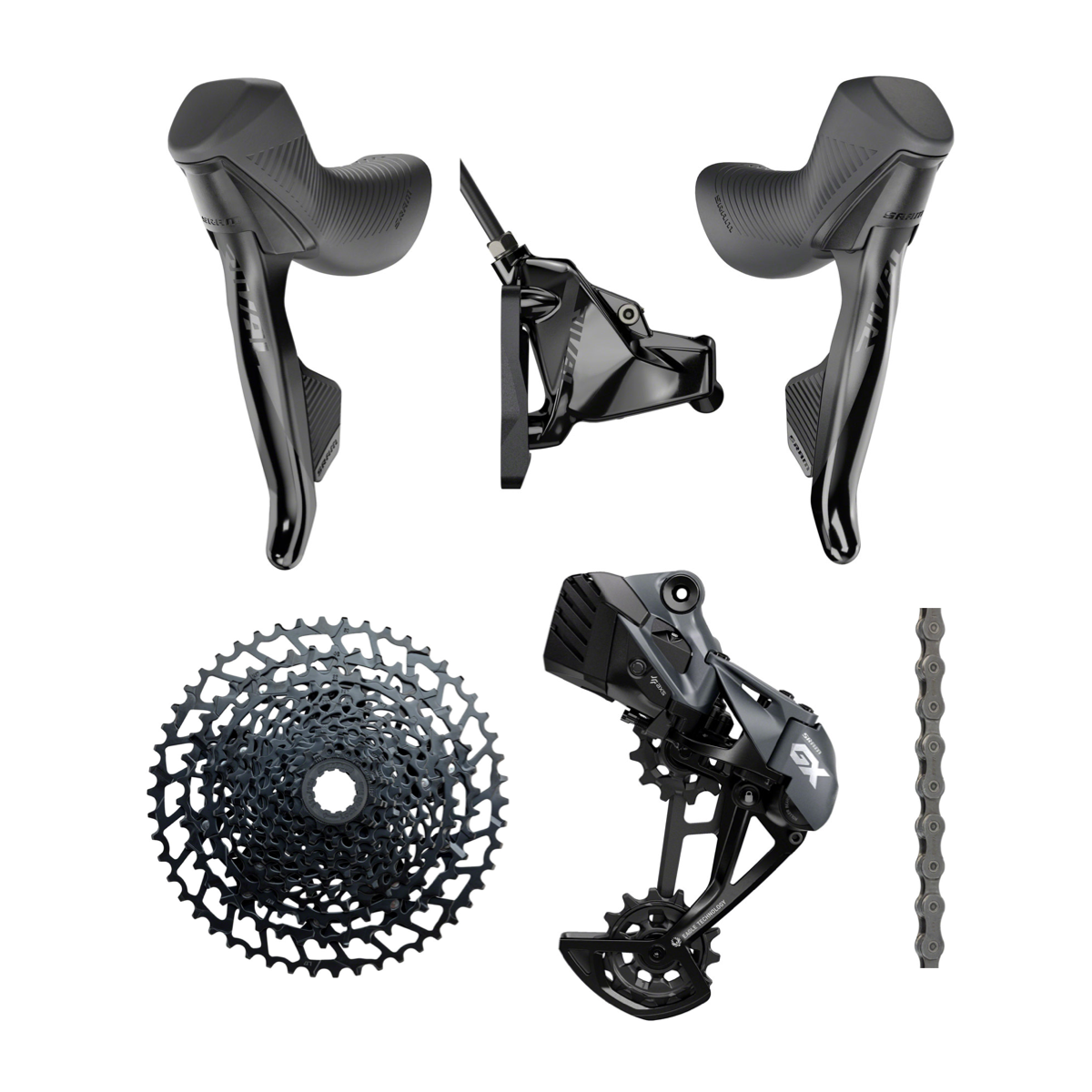 NEW SRAM eTap AXS Rival / GX-NX Eagle Mullet Groupset Kit - 11-50t