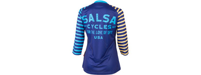 NEW Salsa Devour Women's Short Sleeve Jersey: Blue MD