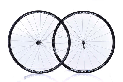 USED Xentis Squad 2.5 Carbon Rim Brake Tubular Wheelset 11 speed Quick Release