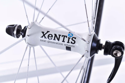 USED Xentis Squad 2.5 Carbon Rim Brake Tubular Wheelset 11 speed Quick Release