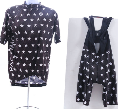 NEW out of package Pactimo Mini Robostar Cycling Kit Large Jersey Medium Bibs